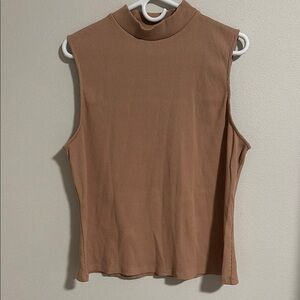 New York & Company Womens Turtle Neck Tank Top